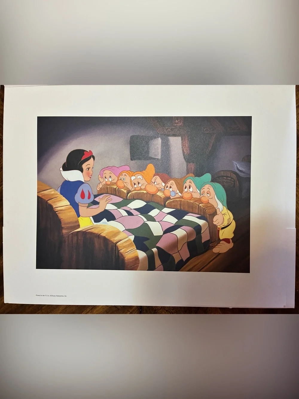 Disney Snow White and the Seven Dwarfs Lithograph Set 2001